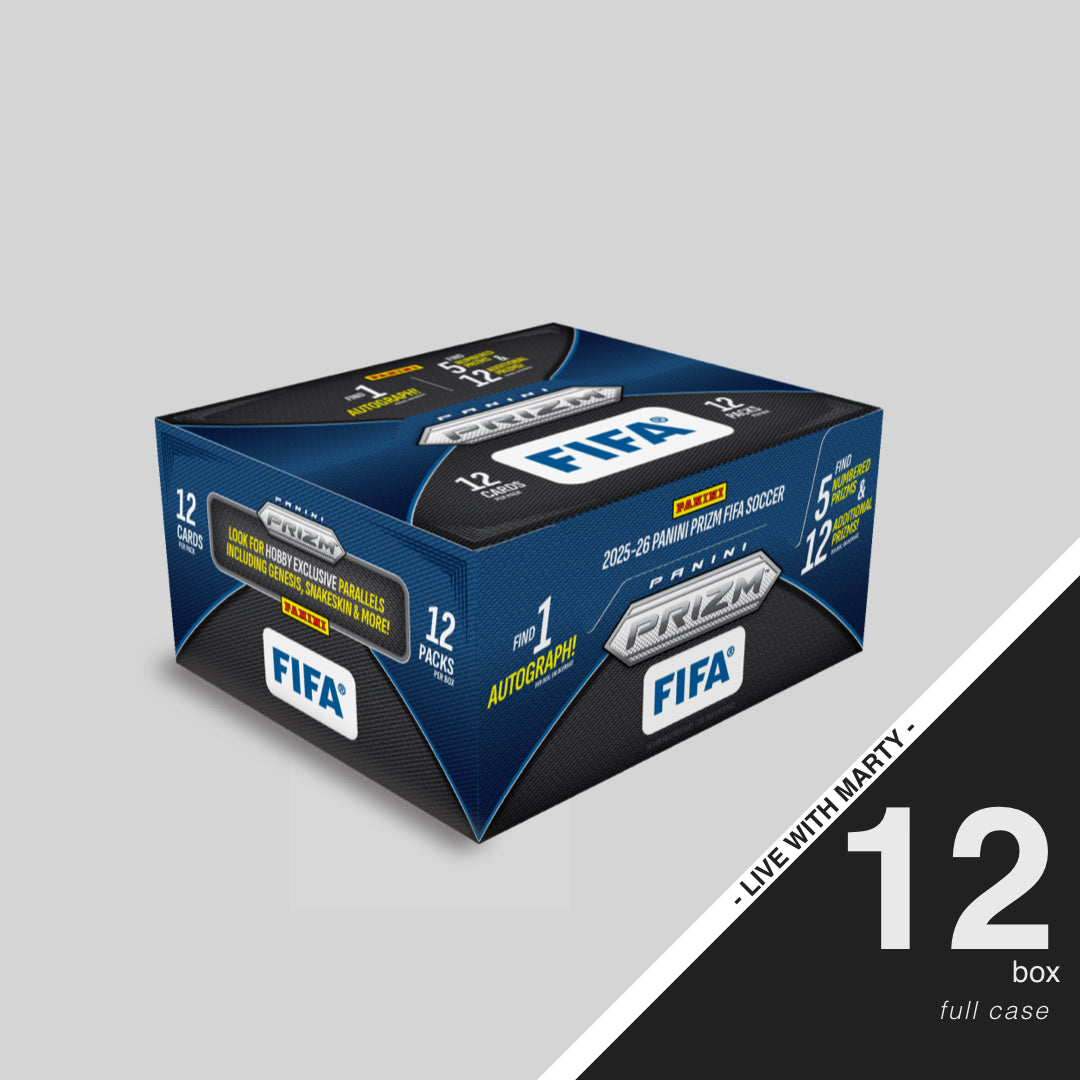 2025-26 Panini Prizm FIFA - Full Case (12 Box)